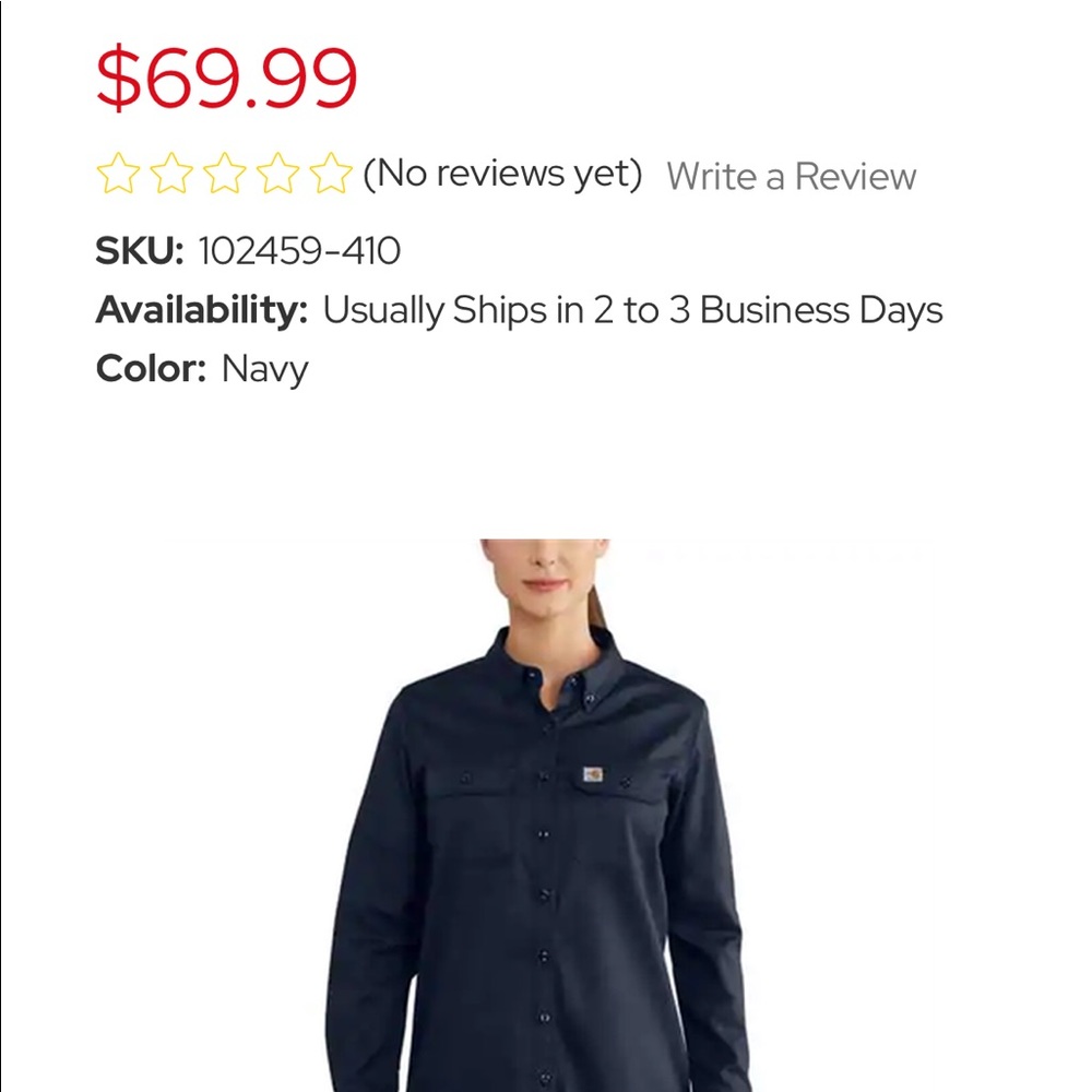 Womens XL FR carhartt